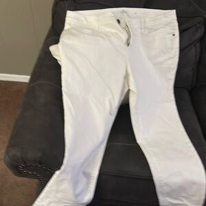 Plus size White jeans